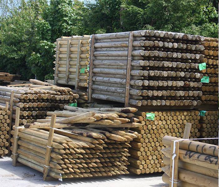 Treated posts and stakes